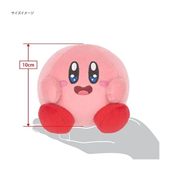Sanei Boeki Kirby of the Stars Kirby's Gourmet Festival Mini Plush Toy Kirby Pink W10.5 x D10.5 x H10cm KGF-01