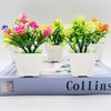 Orchid Simulation Potted Plastic Fake Flower Furniture Living Room Ornaments Car
