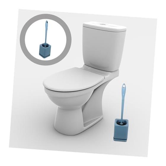 Levemolo Toilet Brush, Replaceable, For Toilet Cleaning, Soft Brush Material, Comes with Case, Compact Storage, Perfect Convenient Item for Toilet