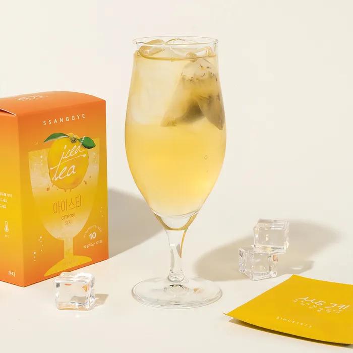 Zero Ice Tea 10 Tea Bags 3 Types 1+1 (Green Tea/Yuja/Hibiscus Apple)