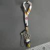 Correa para teléfono, cordones, Margarita, flor, gato, campana, teléfono móvil, cuerda colgante, decoración