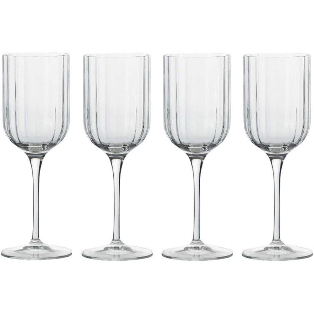 

[Эксклюзив для Amazon.co.jp] Luigi Bormioli Bach Бокал для белого вина 280 мл Y2081 Набор из 4 штук