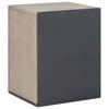 Wall Mounted Wall Cabinet Grey 38 x 33 x 48 cm Solid Mango Wood