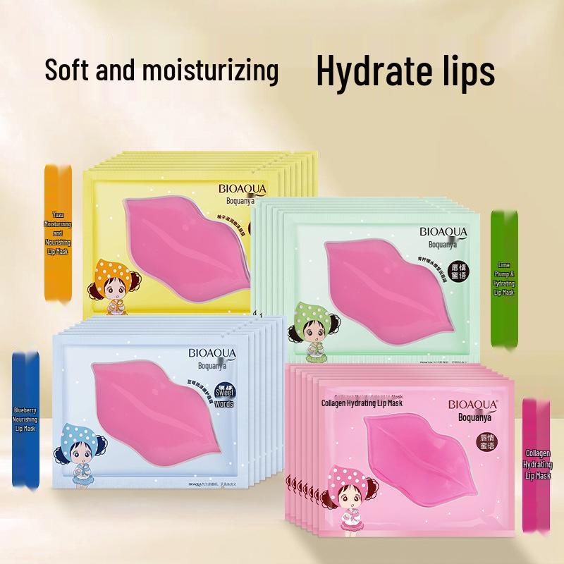 BIOAQUA Collagen Lip Mask: Hydrating & Nourishing Care to Smooth Lip Lines.