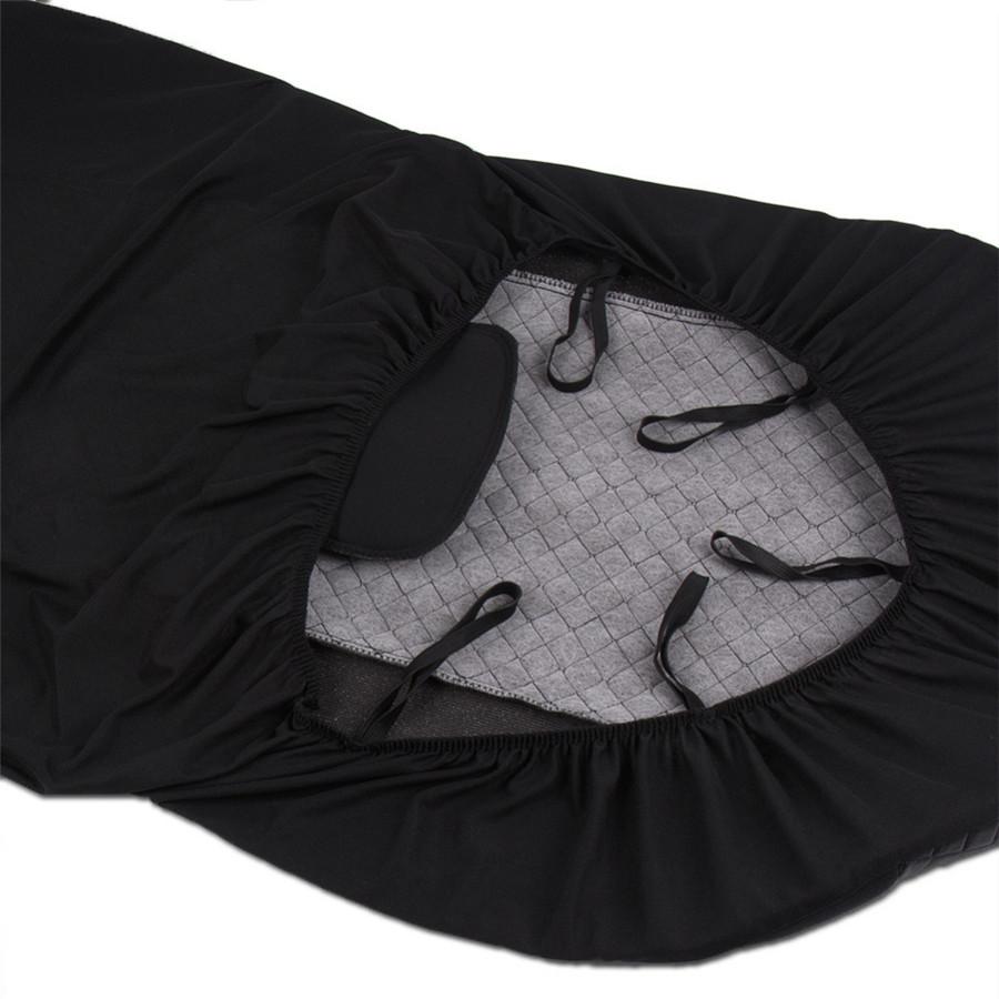 Car Auto SUV Front Seat Cover Black PU Imitated Leather Sports Washable Cushion