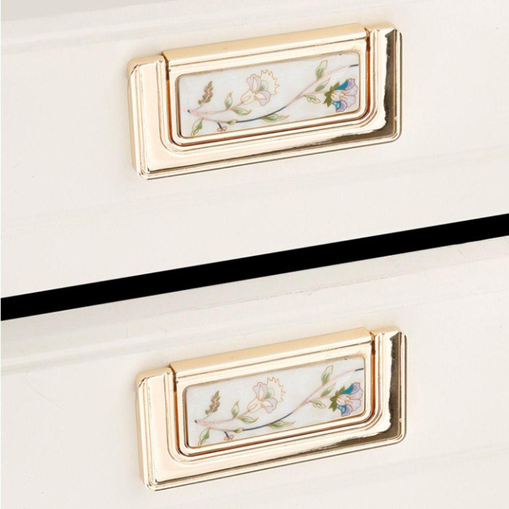 Stilvolles Design Europäischer Stil Schranktürknauf Leichter Luxus Keramik Schubladengriffe Küchenschrank