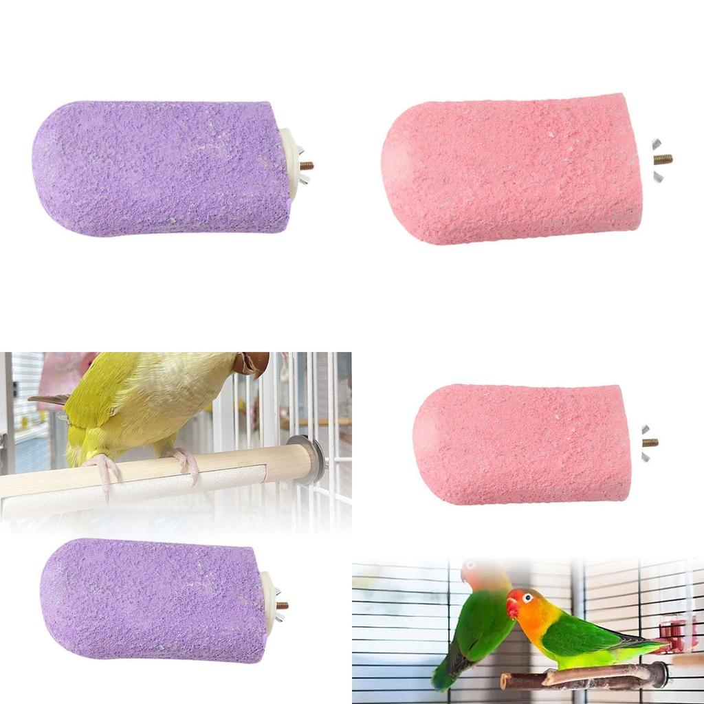 Bird Perch Platform Exercise Foot Claws Trimmer for Caiques Finches Cockatoo