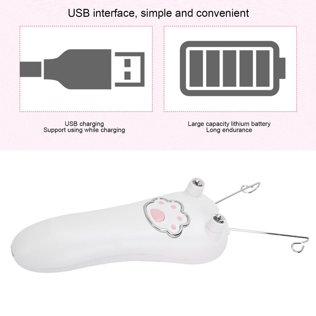 USB Charging Electric Cotton Thread Epilator Facial Body Hair Removal Machine Device