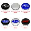 4 Stück 56MM Auto Radnabenabdeckung Aufkleber 60mm Nabenkappe Emblem für Subaru Outback Legacy Forester Impreza Tribeca WRX DRL XV STI