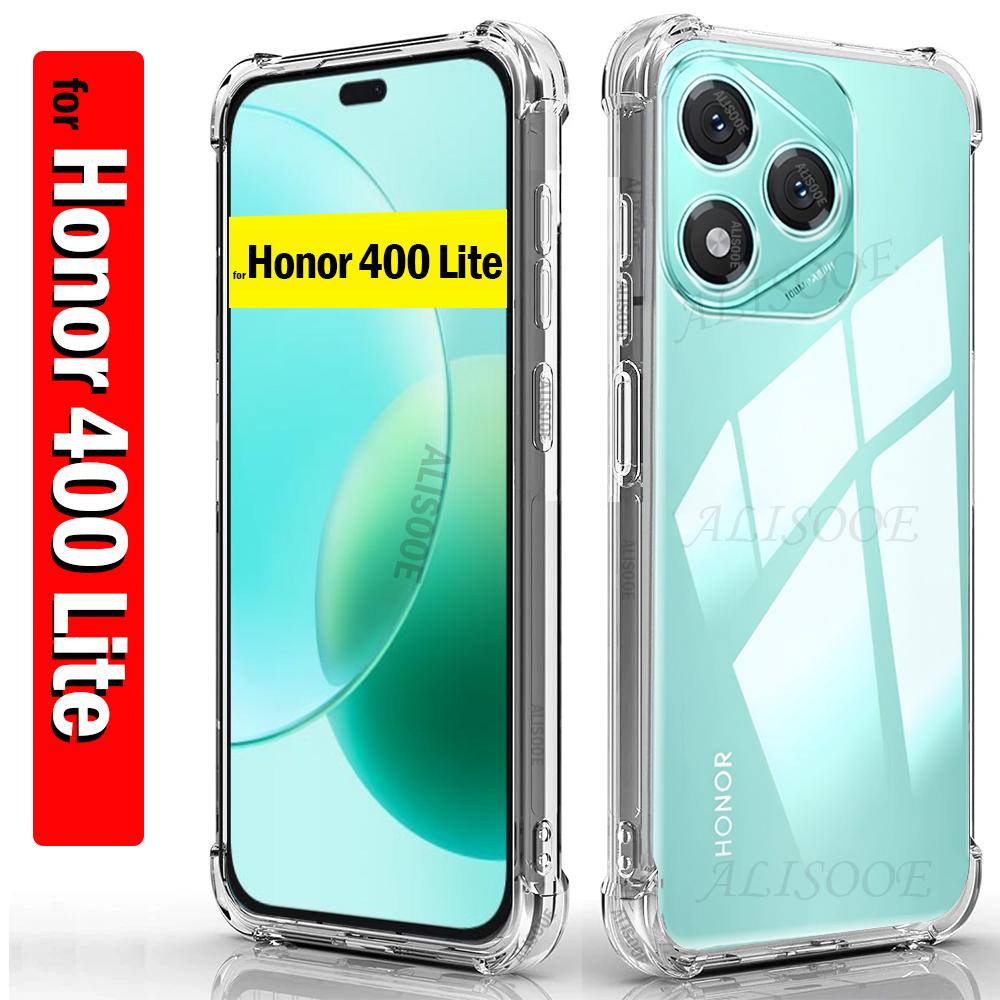 Transparent Funda for Honor 400 Lite Case Ultra Thin HD Clear Soft Shockproof Cover for Honor 400 Lite 5G Capa