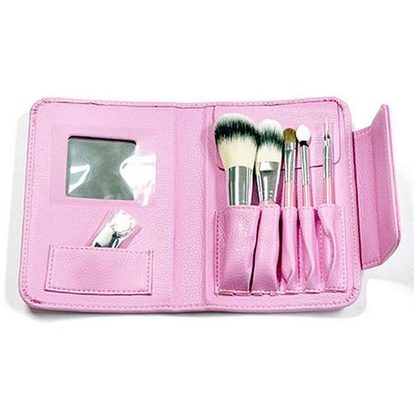 

Набор кистей для пудры Arizo Pink, смешанные цвета, 6 шт., 1 комплект, набор популярной корейской косметики