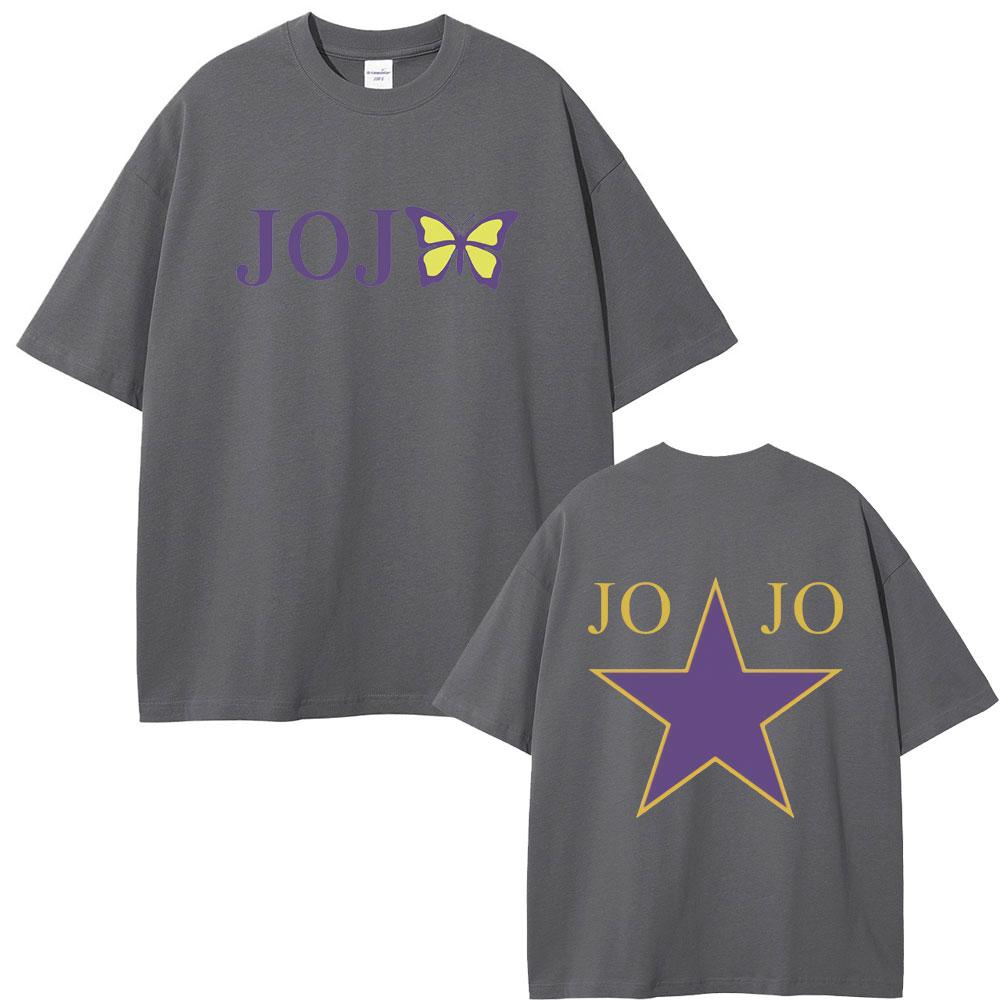 Japanese Anime JoJo Bizarre Adventure Kujo Jolyne Graphic Tshirts Men Women Casual Manga Short Sleeve T Shirts Unisex Fans Gift