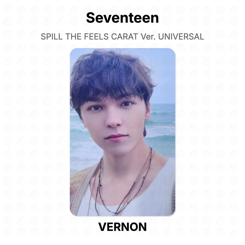 Seventeen SPILL THE FEELS CARAT Ver. UNIVERSAL Official Photocard