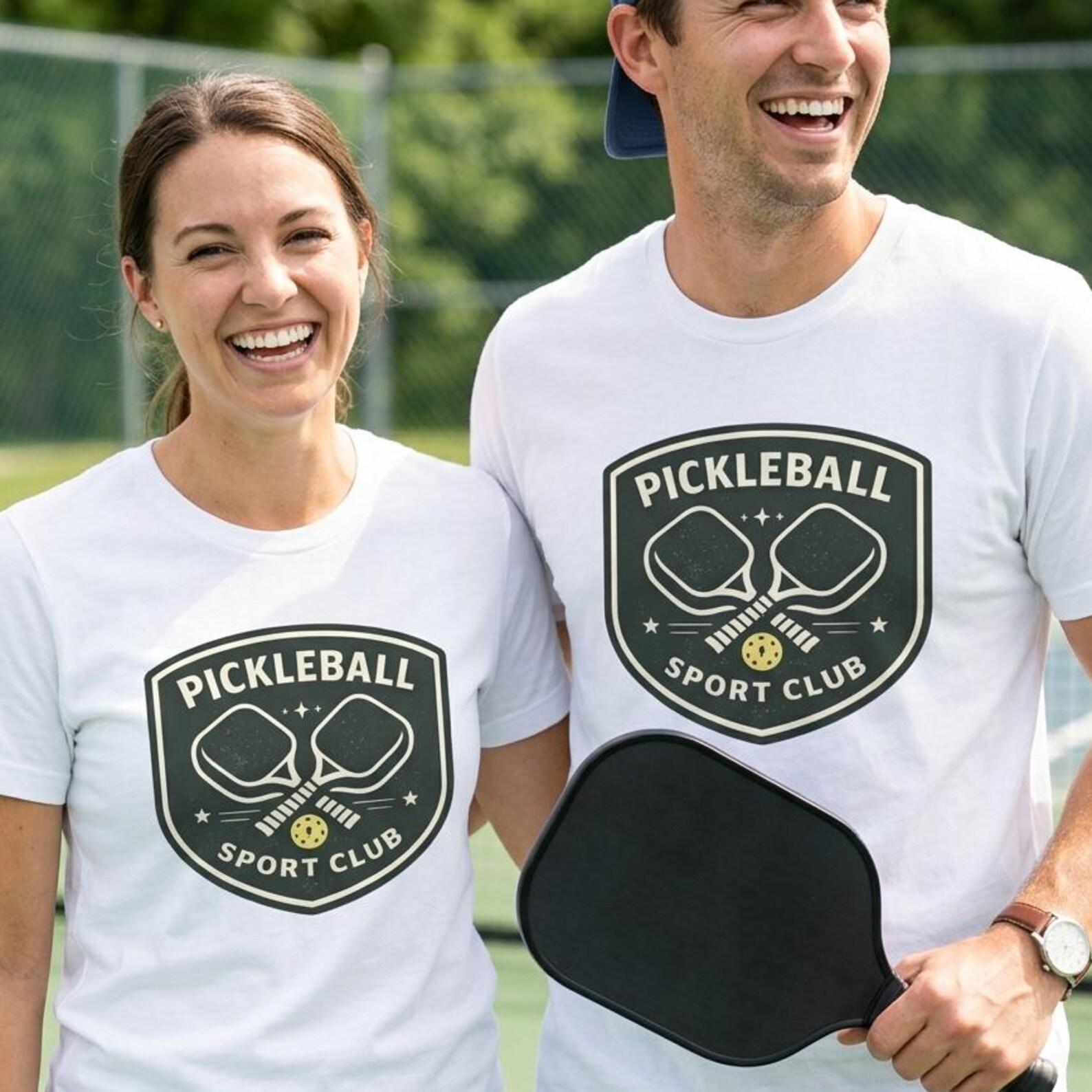 Pickleball Sport Club Retro Badge Shirt, Vintage Paddle Graphic Tee 2XL