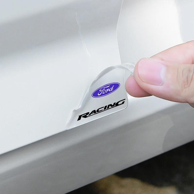 Car Styling Door Corner Protection Sticker Anti-collision Covers For Ford ST Focus MK2 3 4 Mustang Ranger Fusion Mondeo ST S-MAX