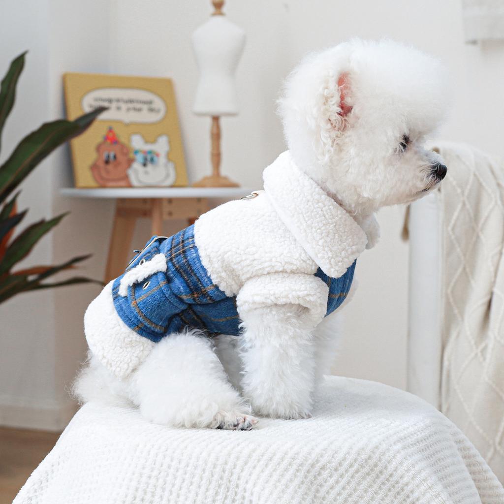 Pet Circle, Pet Clothing Dog Cat Clothing Clothing Warm British Checkered Jacket