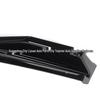 10th Gen Hyundai Sonata Front Splitter: Glossy Black Carbon Fiber Texture, Bumper Guard, Anti-Collision