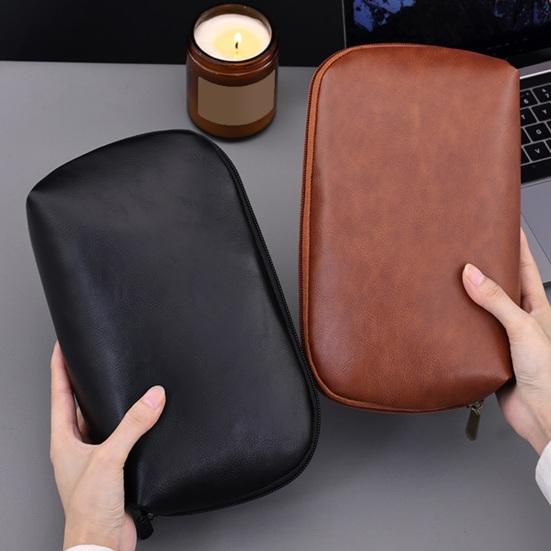 Elektronikzubehör-Tasche Mehrfachfach Reise-Tech-Zubehör-Beutel Wasserdichter Kunstleder-Beutel Organizer