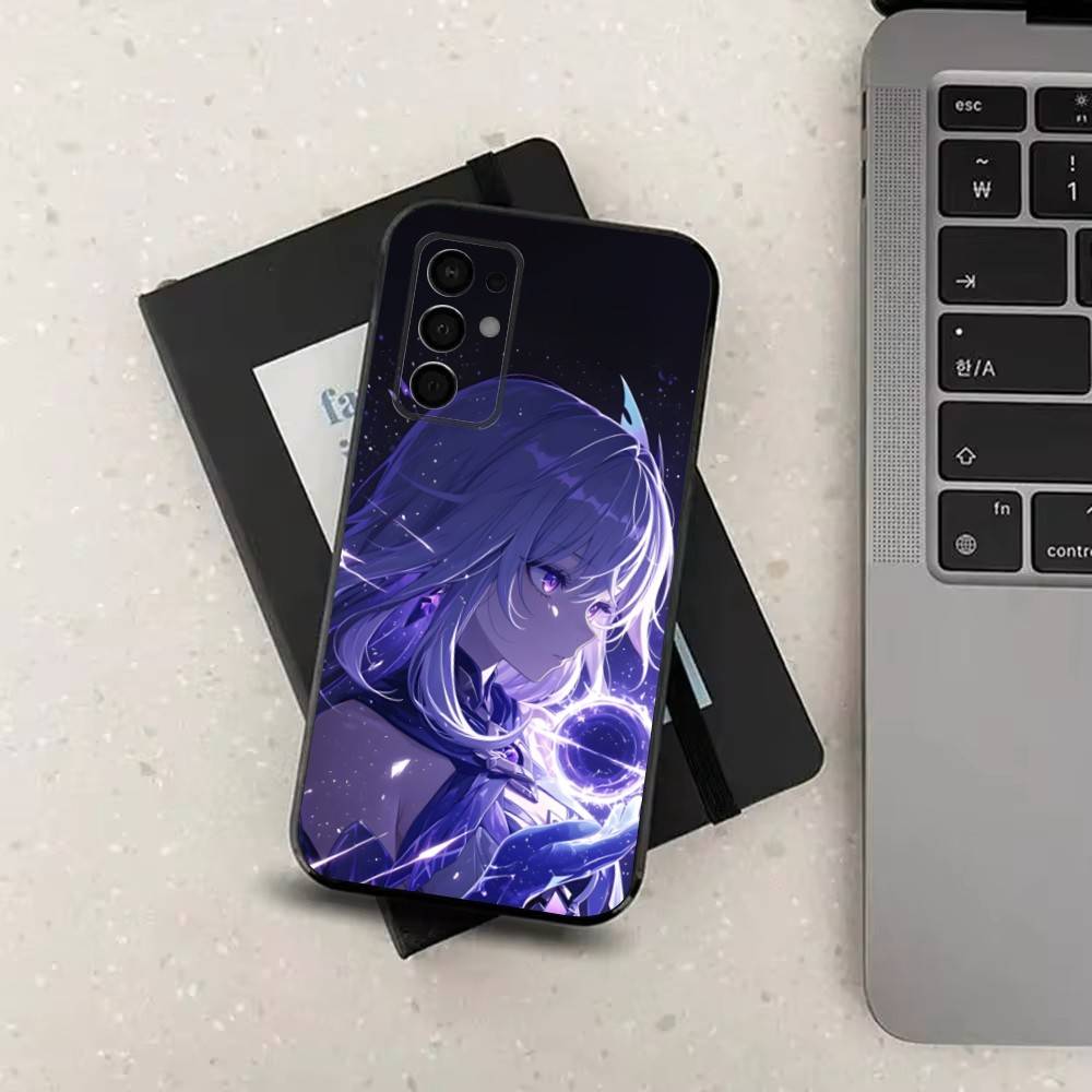 G-GENSHIN IMPACT S-Skirk Phone Case For Samsung Galaxy A73,31,32,72,41,J7,8,9,53,52,71,22,Note Soft Black Silicone Cover