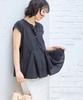 Skipper Flare Black [BIS] Women's Wrinkle-Resistant/Washable Blouse, (01)