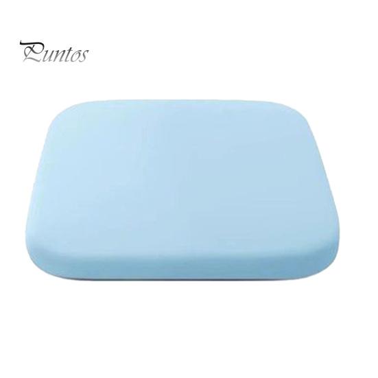 Almofada de Assento Leve e Respirável para Sala de Aula, Almofada de Seda Gelada, 40cm x 40cm, Cadeira de Escritório, Refrescante, Alívio de Pressão, Tapete de Mesa para Estudante, Lavável