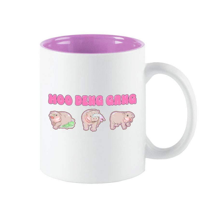 

Гиппопотам Карликовый гиппопотам Керамическая кофейная кружка Му Дэн Чайная чашка Животное Зоопарк 301-400ml