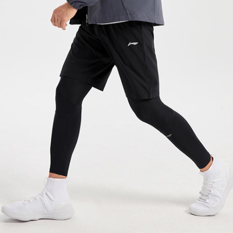 Li Ning Sports Pants Men's New Standard Black Moderate AULQ041-1