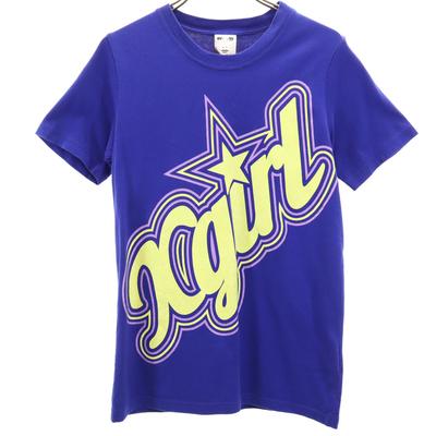 Short Sleeve T-shirt 2 Blue Purple Women Used