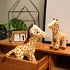 Plush Giraffe Doll Soft Cute Stuffed Giraffe Standing Plush Animal Toy Fluffy Giraffe