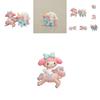 Sanrio Melody Cake Decorating Toy High-quality Pvc Plastic Figures