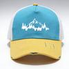 Unisex Adjustable Baseball Cap With 'Mountain' Pattern Print Design, Breathable Mesh Structure And Comfortable Fabric,Sports Hat