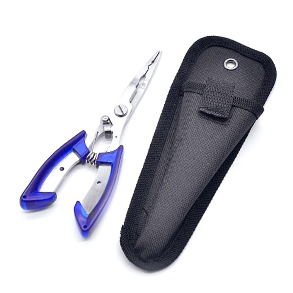 Multi-Functional Aluminium Alloy Fishing Pliers Stainless Steel Scissor Fish Hook Remover Braid Line Lure Cutter Tackle Tools