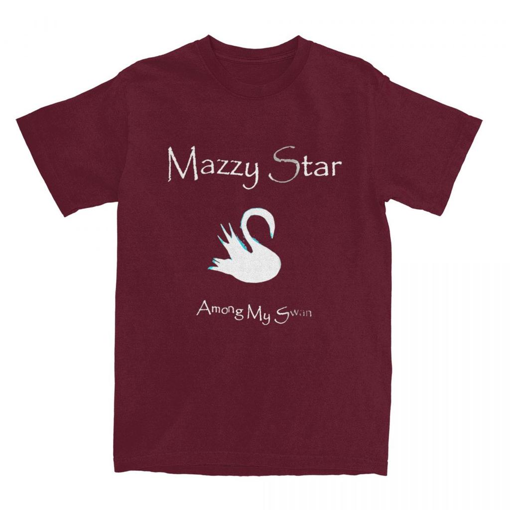 Men Women's Mazzy Star Among My Swan T Shirt Accessories Cotton Tops Crazy Short Sleeve Crewneck Tee Shirt Plus Size Shirt