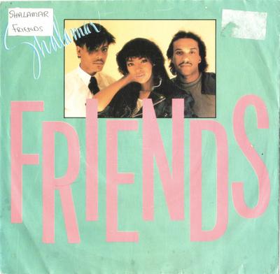7inch Record SHALAMAR  Friends CHUM1 Solar 1982 UK SoulFunk Used