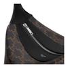 Celine Triomphe Logo Print Design Calfskin Shoulder Bag Women Shoulder Bag Black 122332GUK
