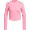 Slim Long Sleeve Top Quick-Dry V-Neck T-Shirt Women Tops Pink JJ3781