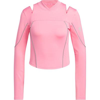 Slim Long Sleeve Top Quick-Dry V-Neck T-Shirt Women Tops Pink JJ3781