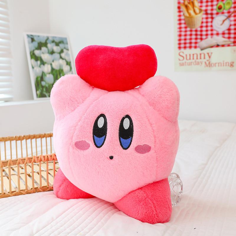 Loving Kirby Heart Plush Toy Cute Anime Doll Soft Cushion Kids Birthday Gift