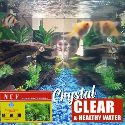 Eco-Aquarium Agente in polvere purificante per acquari Rimuovi muschio per acquari