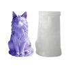 3D Cat Resin Mold Sitting Maine Coon Cat Silicone Mold For DIY Scented Candle Wax Plaster Epoxy Craft Home Decor Gift