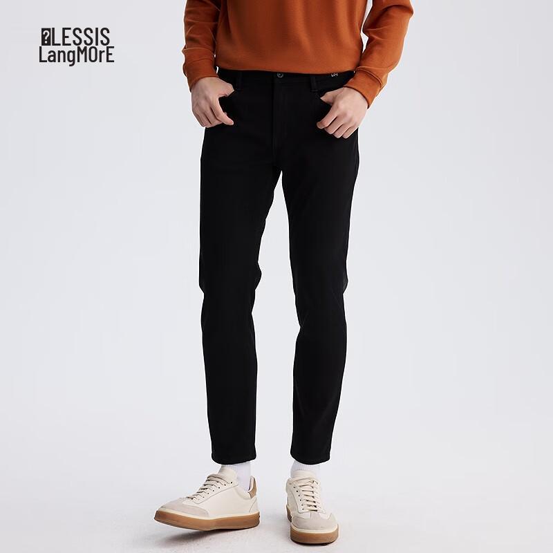 

Мужские джинсы Lilanz Tech Black зауженного кроя стрейч 37 (185/94B)