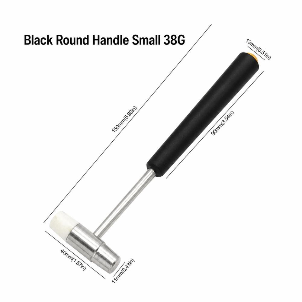 Multi-size Watch Repair Hammer Rubber & Metal Dual Head Hammer Handcraft Hammer Fine Manual Work