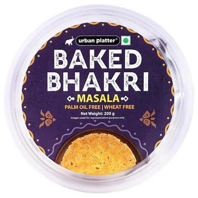 Urban Platter Gebackene Masala Bhakri, 200g (Weizenfrei, Traditioneller Gujarati-Snack)