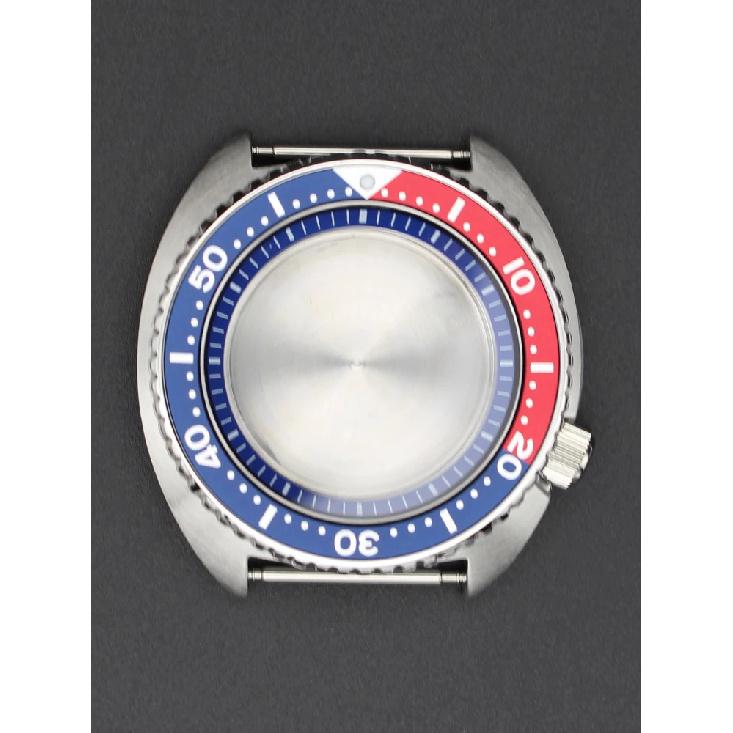 45mm Diving Watch Case 316L Stainless Steel For Turtle Abalone Seiko NH35 NH36 NH38 NH34 Movement 28.5mm Dial Sapphire 120clicks