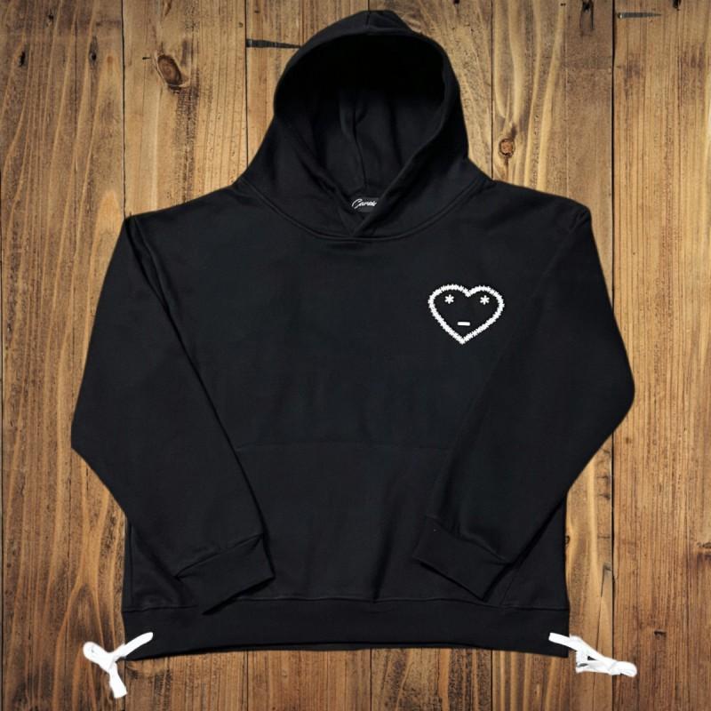 Carsicko Set Felpa Streetwear Americana Hip Hop Vestibilità Larga Giovani Uomini