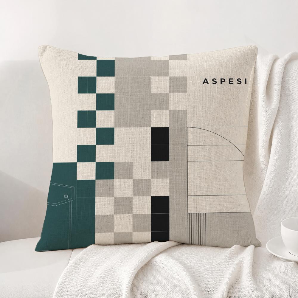 Brand Aspesi Cushion Cover Natural Linen Pillowcase Set AllinOne Decor Cushion Cover for Sofa Bedroom Chair