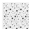 Embossing Folder Transparent Snowflake Pattern Plastic Wide Usage Embossing Mold Folder for Kid