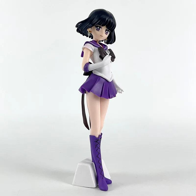 23cm Anime Sailor Moon Meiou Setsuna Figure GLITTER&GLAMOURS Kaiou Michiru Tenoh Haruka Tomoe aru PVC Model Toys Kids Gifts