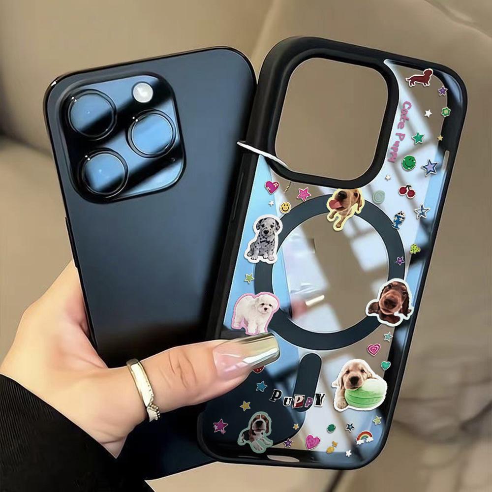 Magnetic Phone Case for iPhone  11 12 17 14 15 Pro Max 15 14 16 Pro13 14 15 16 Shockproof Case Mag-Safe Magnetic Ring Back Cover