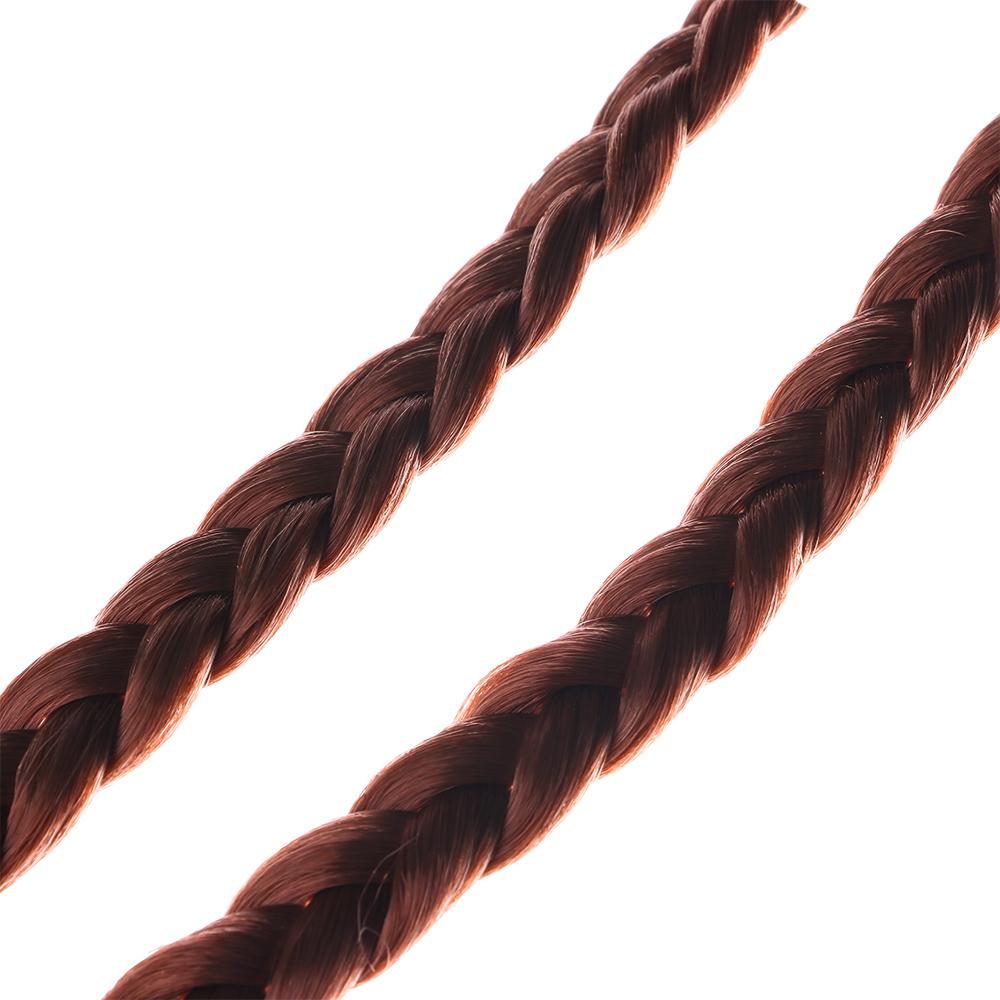 Elastic Headwear Head Hoop Twisted Wig Headband Hair Bands Braided Headband Synthetic Wig